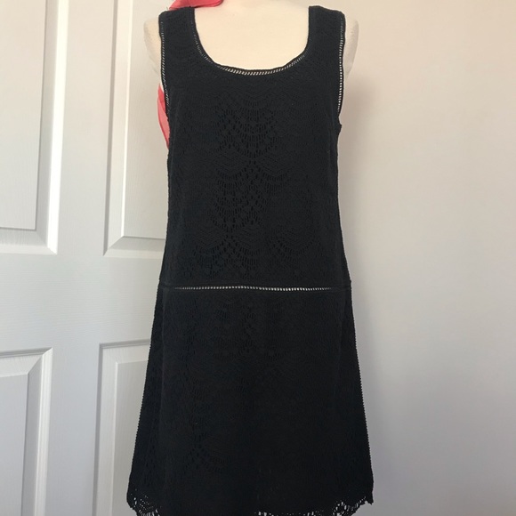 Beautiful Juicy Couture Black Crochet Dress, US 0 - Picture 1 of 8